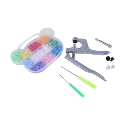 China Factory Wholesale 10 Colors Viable Bear Form Button T5 Boxed Plastic Sewing Snap Fastener Multicolor Set for sale