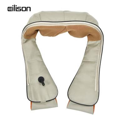 China Hot Sales Shiatsu Neck Shoulder Body Massager Electric Kneading Back Belt Belt With Heat Shoulder Massager for sale