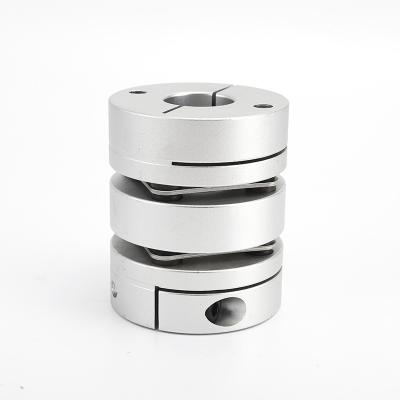 China Other type double plate precision coupling flange springs coupling hot sale for stepmotor to connect aluminum alloy for sale