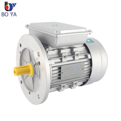 China YL Totally Enclosed Motor Single Phase Motors YL 90L-4 1.5KW 2HP 4P 220V Single Phase Copper Wire Aluminum Housing AC Motor for sale