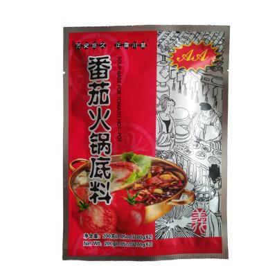 China 200g Hot Tomatoes Pot Soup Base Seasoning , Canola Oil Tomato Sauce for sale