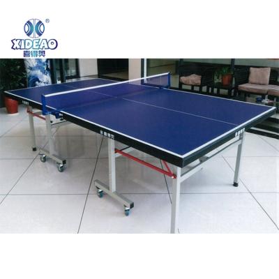 China High Quality Indoor Folded Ping Pong Table With Wheels 1630*1450*130mm for sale