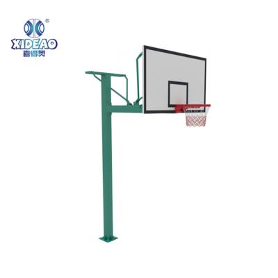 China Top Grade SMC Board Steel And CE Approved Outdoor Basketball Hoop Rack With In Ground Installation for sale