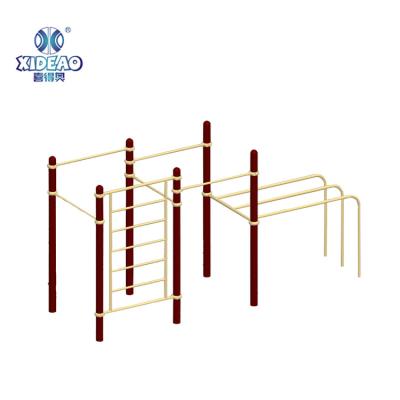 China School Outdoor Park Training Equipment Steel Pipe Fitness Dip Station Parallel Bars for sale