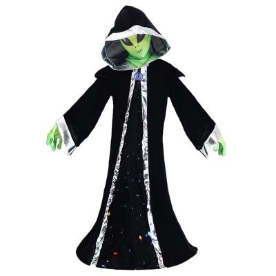 China Polyester Halloween Costume Witch Robe Stranger Cosplay Dress Main Themes Party Clothes Jumpsuits 4-12Y Unisex for sale