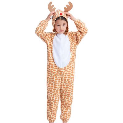 China Newest Design Kids Deer Animals Newest Cosplay Good Quality Price Good Quality Pajamas for sale