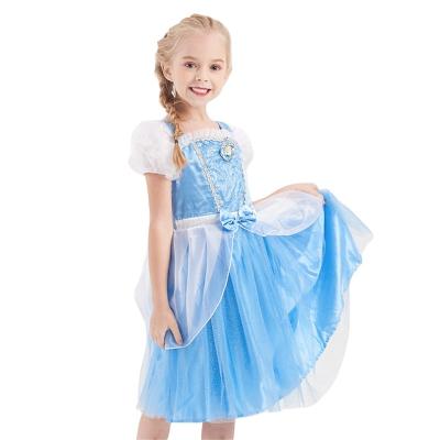 China New Washable Cinderella Costume Dress Kids Wear Girls Dress Up Clothing for sale