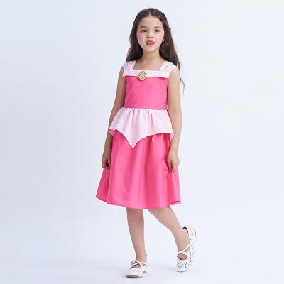 China Anti-Static Girls Dress Summer Cartoon Sleeveless Princess for sale