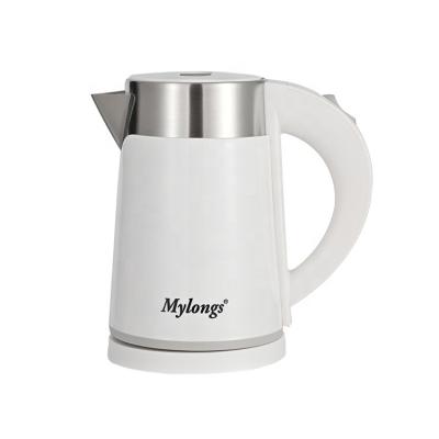 China Mylongs 0.8L High Quality Rotating Base 360 ​​Degree Electric Kettle Water Boiler Quick Heat Double Wall Kettle for sale