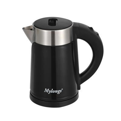 China 360 Degree Base Mylongs MY-0808 Professional Electric Water Kettle Rotating Jug Double Wall Electric Kettle for sale