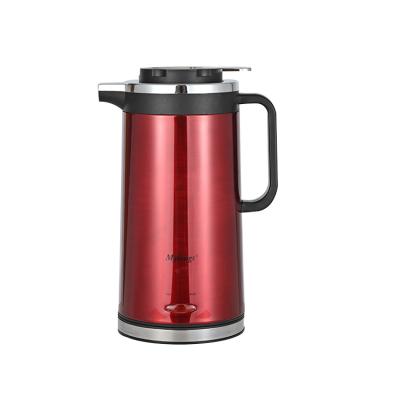 China Hot Sales 360 Degree Base Mylongs Red Color Double Ss Rotation With Keep Water Hot Kettles Function Electric Kettle for sale