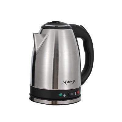 China 360 Degree Base Mylongs 2L Rotating Stainless Steel Keep Kitchen Appliances Hot Electric Kettle for sale