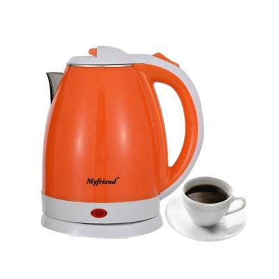 China Rotating base 2 L 360 degree electric kettle double wall portable tea maker for sale