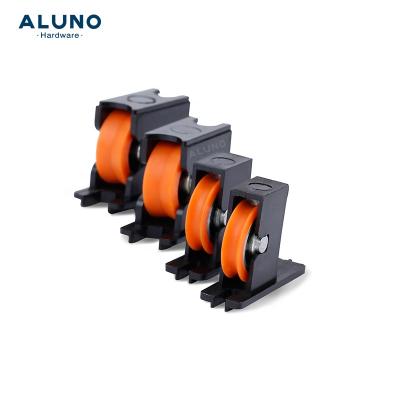 China Antirust Bathroom Accessories Sliding Door Pulley Hardware Smooth Operation Nylon Roller Wheel for sale