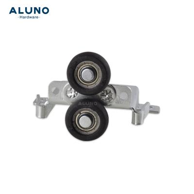 China Smoothh Operation Steel Sliding Mirror Door Hardware Sliding Top Closet Door Rollers for sale