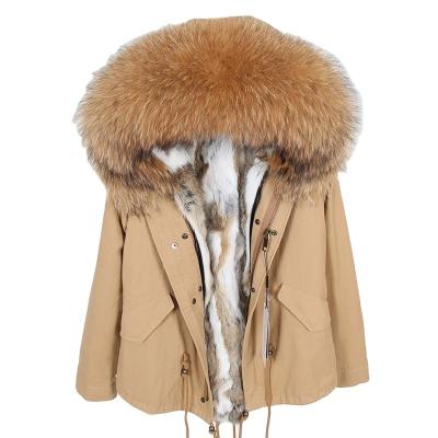 China Wholesale 2020 Viable Custom Design Plus Size Women Top Selling Shaggy Fuzzy Big Real Fur Trench Coat For Fall And Winter Parka for sale