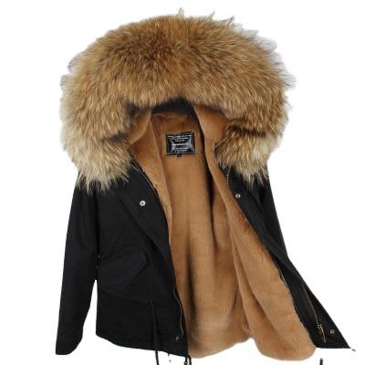 China Factory Direct Sale Sustainable Classic Fur Coat Women And Girl Parka Winter Wear for sale