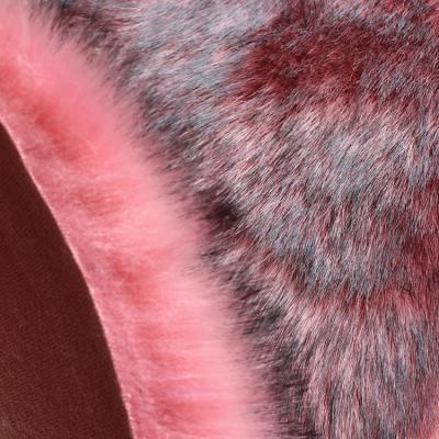 China Wholesale Faux Raccoon Fur Fabric Faux Raccoon Fur Fabric Sample Fur Trim Fabric For Slides for sale