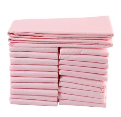 China viable Pink Dog Pee Pad Custom Logo Waterproof Cat Pad Cat Litter Pad 30 x 45 cm for sale