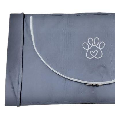 China Disposable Animal Removing Body Bags Pet Friendly PVC Peva Veterinary Body Bag Eco Friendly With Handle for sale