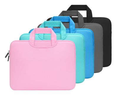 China Promotion Plain Wholesale Laptop Pro Neoprene Protective Sleeve Bags With 5 Color For Choose for sale