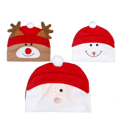 China Custom Fabric Santa Hats With Kid Adult Popular Holiday Christmas Gift And Xmas Decorative Tree Ornament for sale