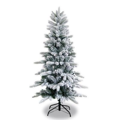 China Factory Direct PVC+PE Pe+pvc Snow Assembled 6F Christmas Tree Mixed Assemble Snowflake Christmas Tree For Sale for sale