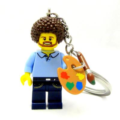 China Over 6 Years Of Custom 3D Painting Plastic Figure Key Chain Art Toy Keyring for sale