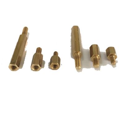 China Hot Selling Hex Copper Single Stud Screw Insulation Copper Head Columns for sale