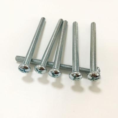 China Pan Long Service Life American Standard Galvanized Cross Slotted Screw for sale