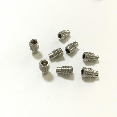 China Unbleached Stainless Steel Hex Socket Set Lock Stud Screws for sale