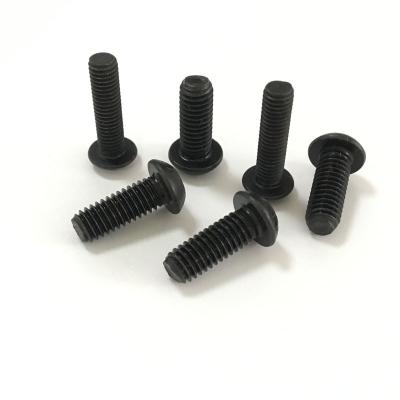 China Zinc Carbon Steel Stainless Steel Hex Socket Pan Blackened Blue White Pan Head Machine Screws for sale