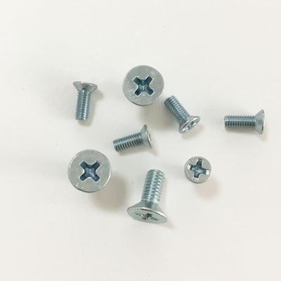 China Scope of Application Wide Flat Cross Flat Countersunk Head Machine Screws for sale