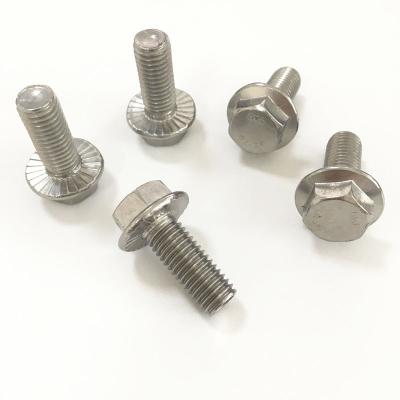 China Carbon Steel Grade 8.8 Zinc-Nickel Alloy Plated Carbon Steel Enlarged Hex Flange Head Bolt for sale