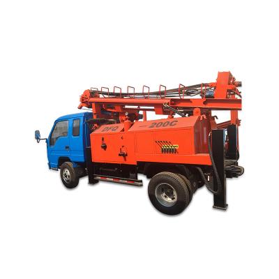 China Water well CHALLENGE DFQ-200C dth hammer used vehicle mounted water drilling rig for sale