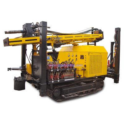 China Hard Rock 300m Rock Water Drilling Rig DTH Hammer Drill Rig Price for sale