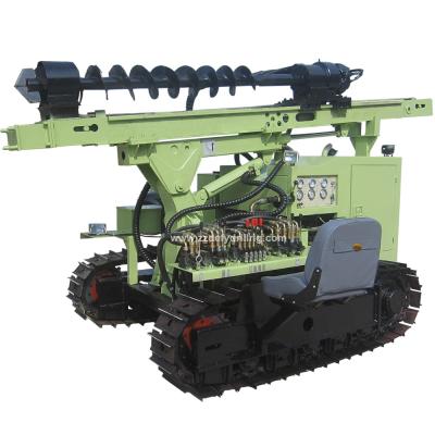 China Hard Rock DTH Hydraulic Rotary Pile Drill Piling Anchoring Rock Blasting Drilling Rig for sale