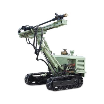 China Hard Rock 100m Track DTH Air Hammer Rock Drilling Rig Price Blasting for sale