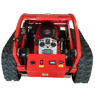 China 4-Stroke Remote Control Agriculture Petrol Lawn Mower And Garden Robot Gas Soccer Lawn Mowers for sale