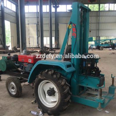 China Soil Tractor DFT-450 China Manufacturer Mounted Hydraulic Deep Water Well Drilling Rig for sale