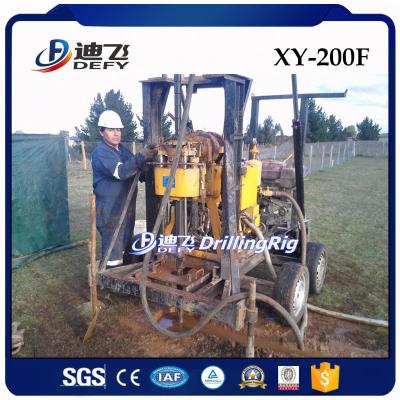 China Africa Core China XY-200F Top Used Borehole Drilling Rig For Sale for sale