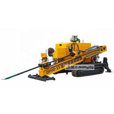 China Pipeline Laying DFHD-15 Horizontal Directional Drilling Machine HDD Rigs for sale