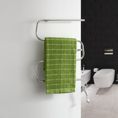 China S/U 304Ss Electric Towel Warmer Bathroom Towel Warmer Wall Mount Towel Warmer for sale