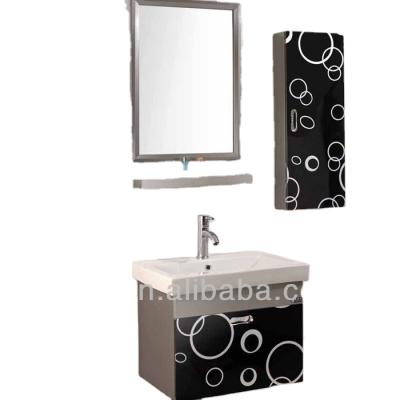 China Factory Direct Sale Modern Bathroom Vanities Stainless Steel Bathroom Mirror Cabinet Bathroom Vanities T-024-1 for sale