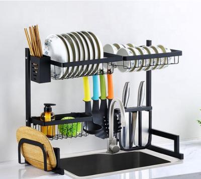 China 2021 New Arrival Viable Kitchen Accessories Kitchen Sink Shelf Stainless Steel Kitchen Storage Rack A -850 for sale