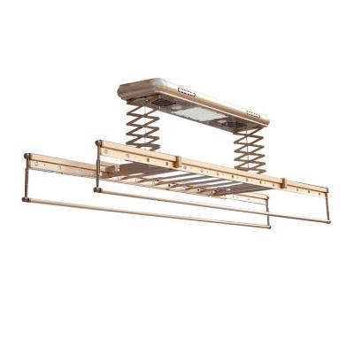 China Sustainable Smart Ceiling Lifting Multifunctional Electric Automatic Clothes Hanger Drier Rack for sale