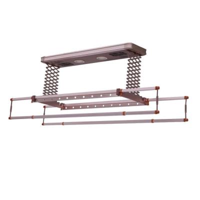 China Five layers sustainable lifting electric ceiling mount clothes dryin dryer drying rack ceiling for sale