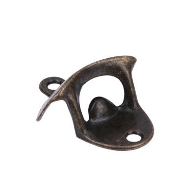 China Sustainable Custom Wall Mount Metal Beer Bottle Opener for sale