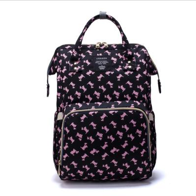 China OEM anti-theft mochila de bebe lequeen crown infantil mochila private label baby bag sublimation printing kids animal diaper bag for sale