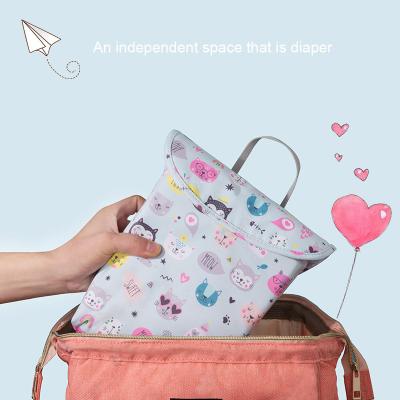 China Multifunctional Portable Waterproof Storage Diaper Diaper Bag For Mom for sale